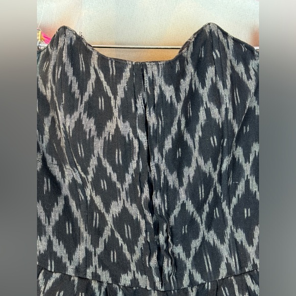 Anthropologie Staring at Stars Black Strapless Romper- Sz Small - Picture 3 of 11